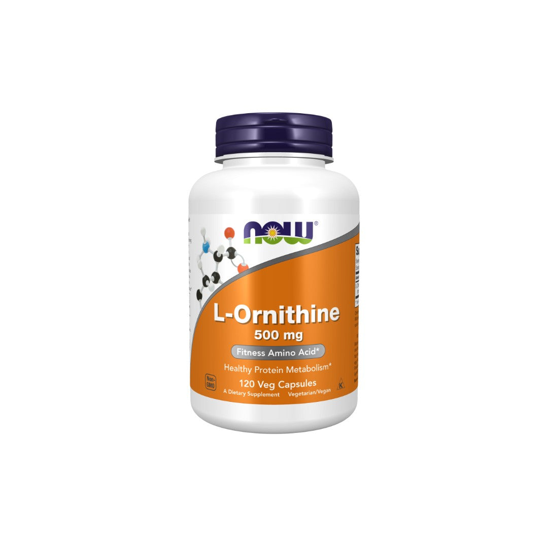 L-Ornithin 500 Mg 120 Vegetarische Kapseln Now Foods